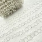 Load image into Gallery viewer, Sterling Silver Twisted Round Link Chain