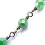 Load image into Gallery viewer, Coated Green Quartz Wire Chain