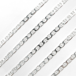 Load image into Gallery viewer, 925 Sterling Silver Marina Link Chain