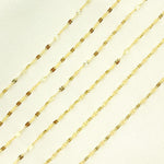 Load image into Gallery viewer, 14k Solid Yellow Gold Diamond Cut Marina Chain