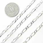 Load image into Gallery viewer, Sterling Silver Figaro Chain