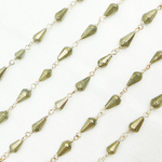Load image into Gallery viewer, Pyrite 925 Sterling Silver Wire Chain