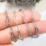 Load image into Gallery viewer, Oxidized Sterling Silver Marina Chain