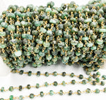 Load image into Gallery viewer, Emerald Gold Plated Wire Chain. EME5