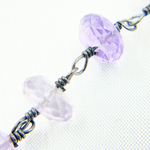 Load image into Gallery viewer, Ametrine Oxidized 925 Sterling Silver Wire Chain