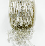 Load image into Gallery viewer, Sterling Silver Paperclip Chain