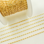 Load image into Gallery viewer, 14k Gold Filled Diamond Cut Marina Link Chain