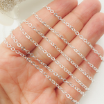 Load image into Gallery viewer, 925 Sterling Silver Flat Cable Link Chain