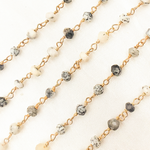 Load image into Gallery viewer, Dendrite Rose Gold Plated Wire Chain