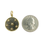 Load image into Gallery viewer, 925 Sterling Silver Black Rhodium with Diamonds