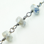 Load image into Gallery viewer, White Silverite Oxidized Wire Chain.