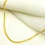 Load image into Gallery viewer, 14K Solid Yellow Gold Fox Tail Chain