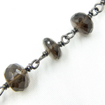 Load image into Gallery viewer, Smoky Quartz Oxidized Wire Chain