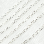 Load image into Gallery viewer, 925 Sterling Silver Smooth Cable Chain.
