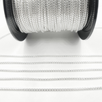 Load image into Gallery viewer, Sterling Silver Round Box Chain