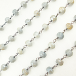 Load image into Gallery viewer, Coated Quartz Oxidized Wire Chain