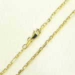 Load image into Gallery viewer, 050FA5P1T5. 14K Solid Gold Paperclip Marina Link Chain
