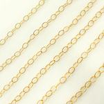 Load image into Gallery viewer, 14K Gold Filled Textured Oval Link Chain.