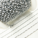 Load image into Gallery viewer, Blue Opal Oxidized Wire Chain.