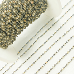 Load image into Gallery viewer, Coated Crystal Oxidized Wire Chain.