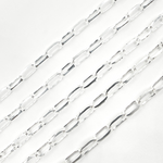 Load image into Gallery viewer, Sterling Silver Rectangular Link Chain