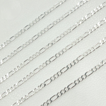 Load image into Gallery viewer, Sterling Silver Flat Figaro Link Chain