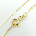 Load image into Gallery viewer, 14K Solid Gold Flat Marina Necklace