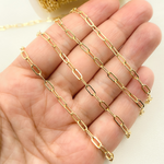 Load image into Gallery viewer, 14K Gold Filled Paperclip Flat Link Chain