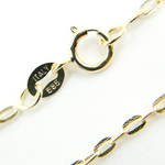 Load image into Gallery viewer, 14K Solid Gold Cable Chain