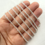 Load image into Gallery viewer, Sterling Silver Rope Link Chain.