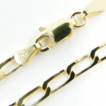 Load image into Gallery viewer, 14K Solid Gold Flat Paperclip Chain