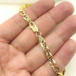 Load image into Gallery viewer, 100FLP1FGT2A9L001. 14K Solid Gold Flat Marina Link Chain