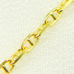 Load image into Gallery viewer, 14K Solid Yellow Gold Diamond Cut Marina Link Chain