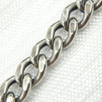 Load image into Gallery viewer, Oxidized Sterling Silver Curb Link Chain
