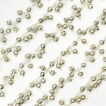 Load image into Gallery viewer, Steel Pyrite Cluster Dangle 925 Sterling Silver Wire Chain.