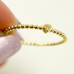 Load image into Gallery viewer, RFA17546. 14K Solid Gold Heart Diamond Ring
