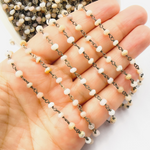 Load image into Gallery viewer, Pink Opal Wire Chain