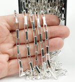 Load image into Gallery viewer, X31SS. Sterling Silver Flat Box Link Chain