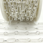 Load image into Gallery viewer, 925 Sterling Silver Paperclip Chain