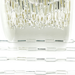 Load image into Gallery viewer, Sterling Silver Paperclip Link Chain