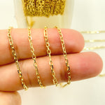 Load image into Gallery viewer, Solid Yellow Gold Diamond Cut Cable & Marina Link Chain