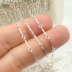 Load image into Gallery viewer, 2903SS. 925 Sterling Silver Smooth Paperclip Chain