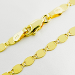 Load image into Gallery viewer, 14K Solid Gold Diamond Cut Marina Chain
