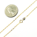 Load image into Gallery viewer, 14K Solid Gold Cable Chain