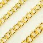 Load image into Gallery viewer, Gold Filled Flat Curb Link Chain