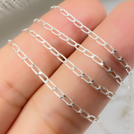 Load image into Gallery viewer, 925 Sterling Silver Flat Cable Link Chain