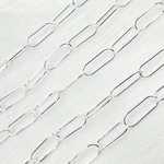 Load image into Gallery viewer, 925 Sterling Silver Paperclip Chain.