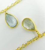 Load image into Gallery viewer, Multi Gemstone Mix Shape Dangle Wire Chain.