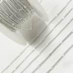 Load image into Gallery viewer, 925 Sterling Silver Satellite Curb Link Chain