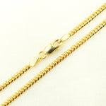 Load image into Gallery viewer, 14K Solid Yellow Gold Curb Link Chain